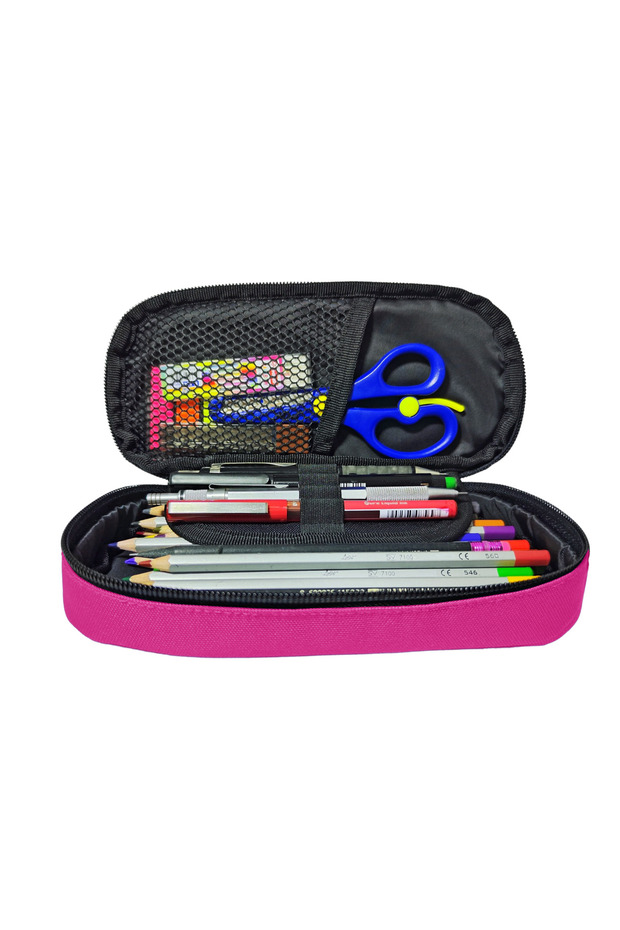 علبة أقلام بيضاوية متوسطة الحجم - 3