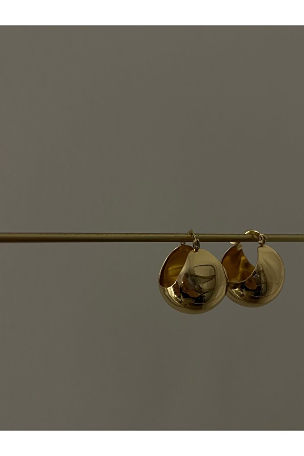 Top Halka Model Küpe-Çelik - 2