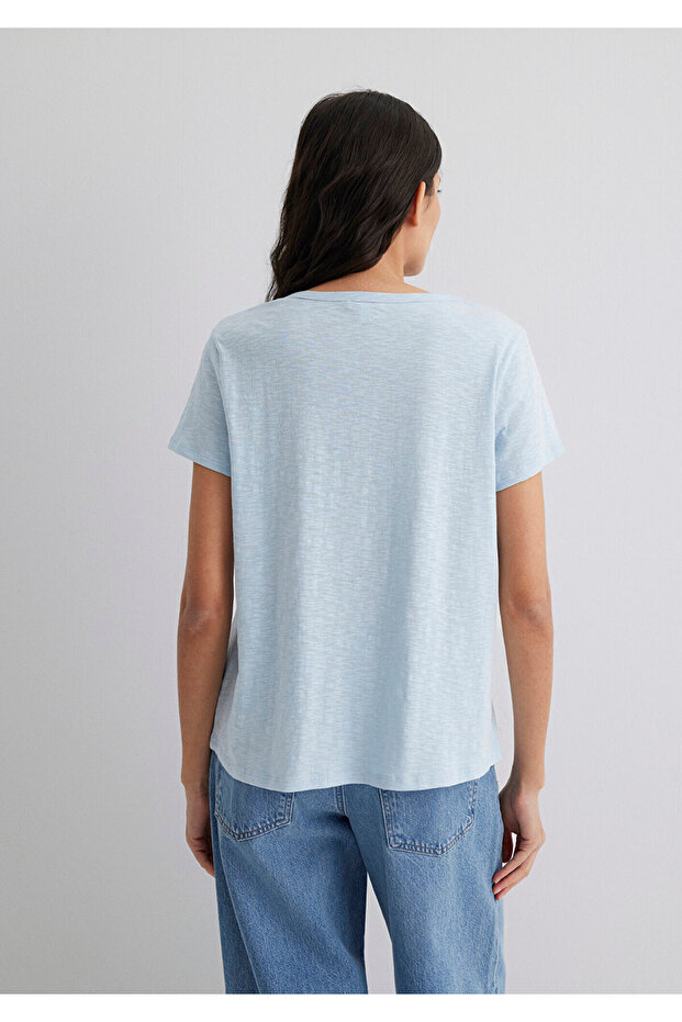 Basic Tişört Regular Fit / Normal Kesim 1613076-70800 - 6