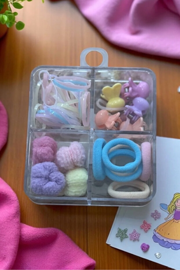 Girl's Colorful Hair Clip Set