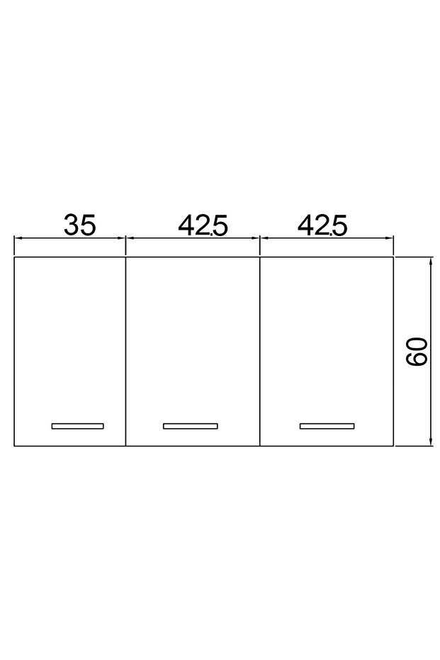 120 Cm Paris Mini Evyeli Mutfak Üst - 3