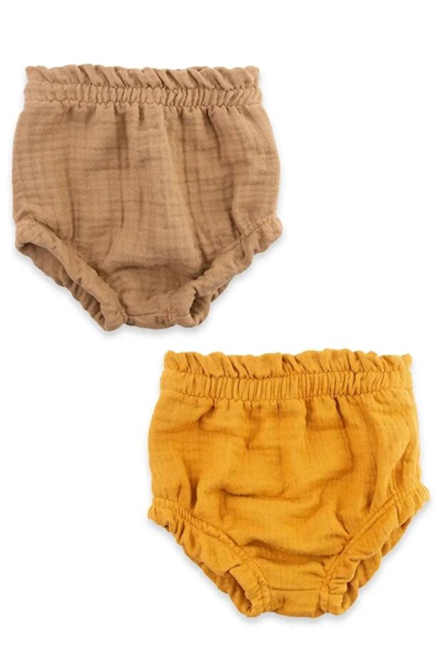 Baby Muslin 2 Pieces Panties Shorts 100% Cotton