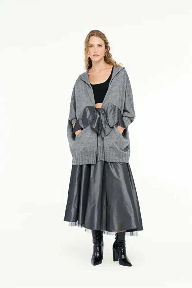 Crux Hırka - Gri - 1