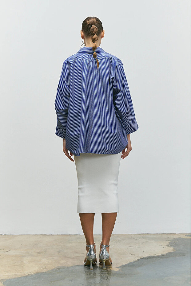 Patch Süslü Navy Gömlek - 7