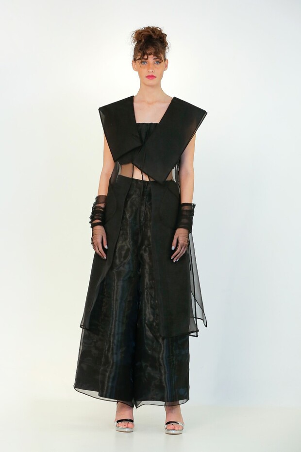 Tül Yelek - Siyah - 3