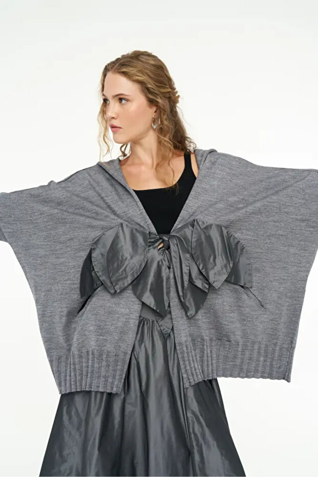 Crux Hırka - Gri - 4