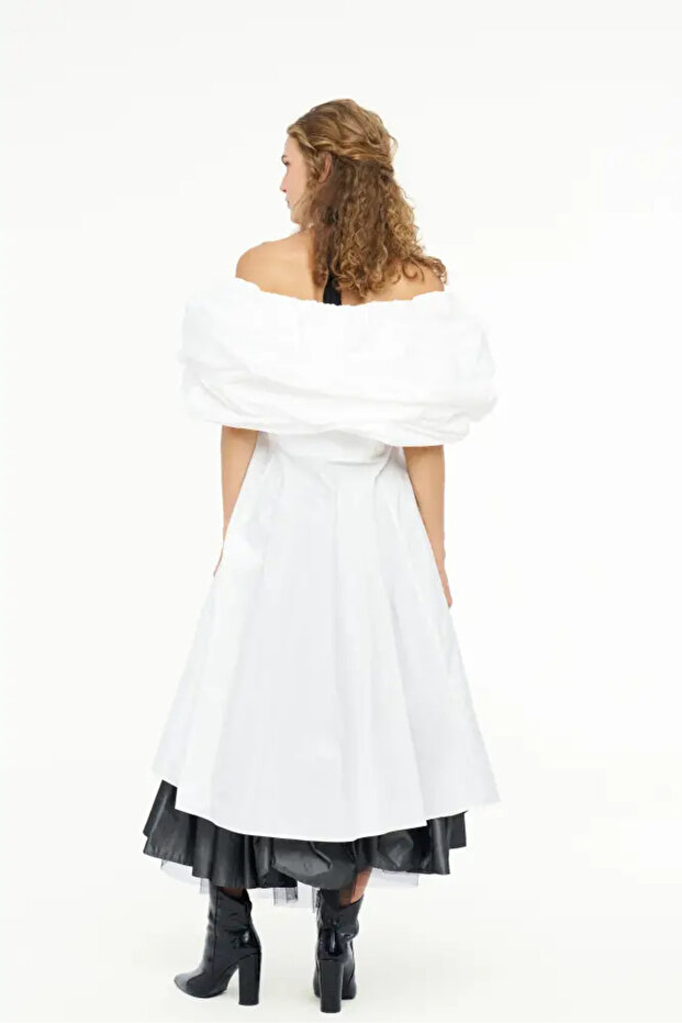 Tafta Tunik - Beyaz - 7