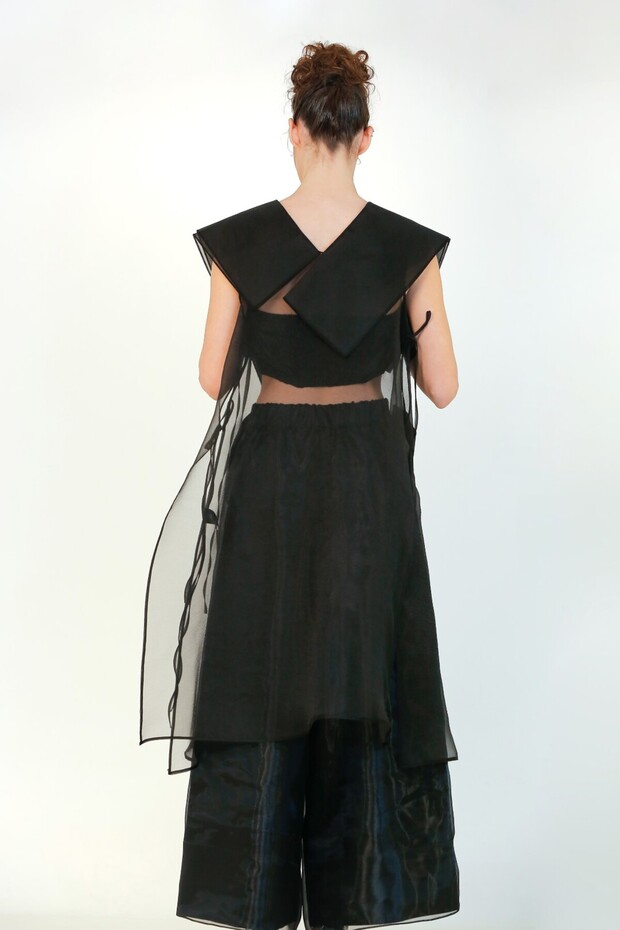 Tül Yelek - Siyah - 6