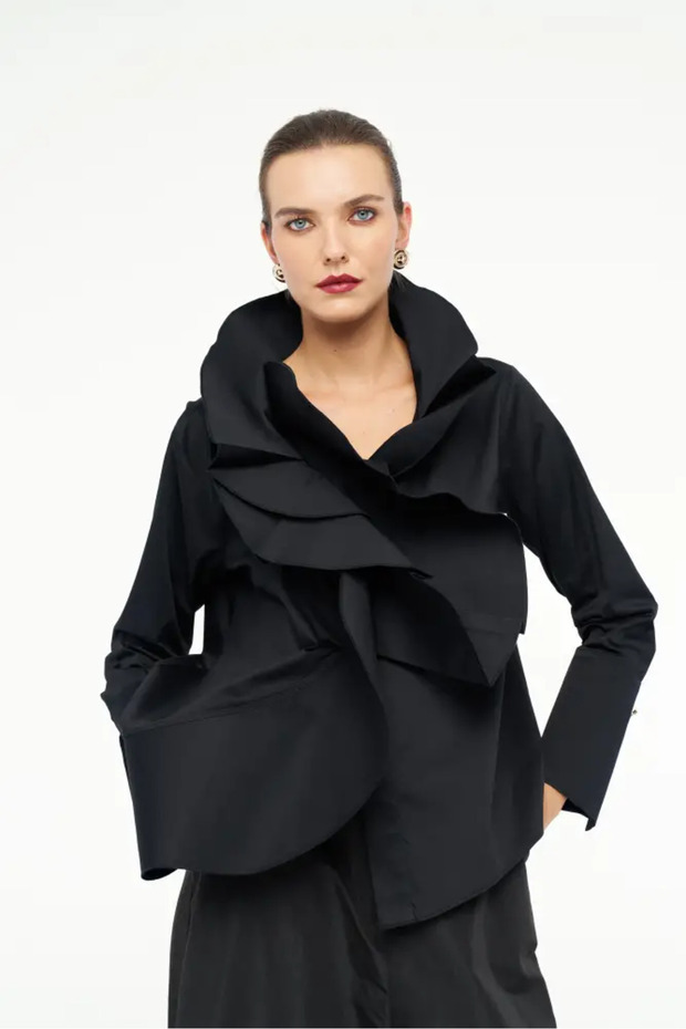 Luna Gömlek - Siyah - 1