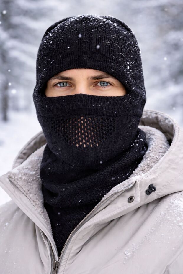 Ss Tactical Askeri Modüler Kar Maskesi Siyah - 1