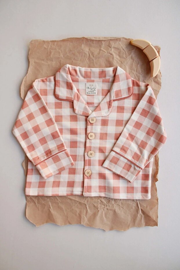 منقوشة منقوشة بيجامة الأعلى - 8