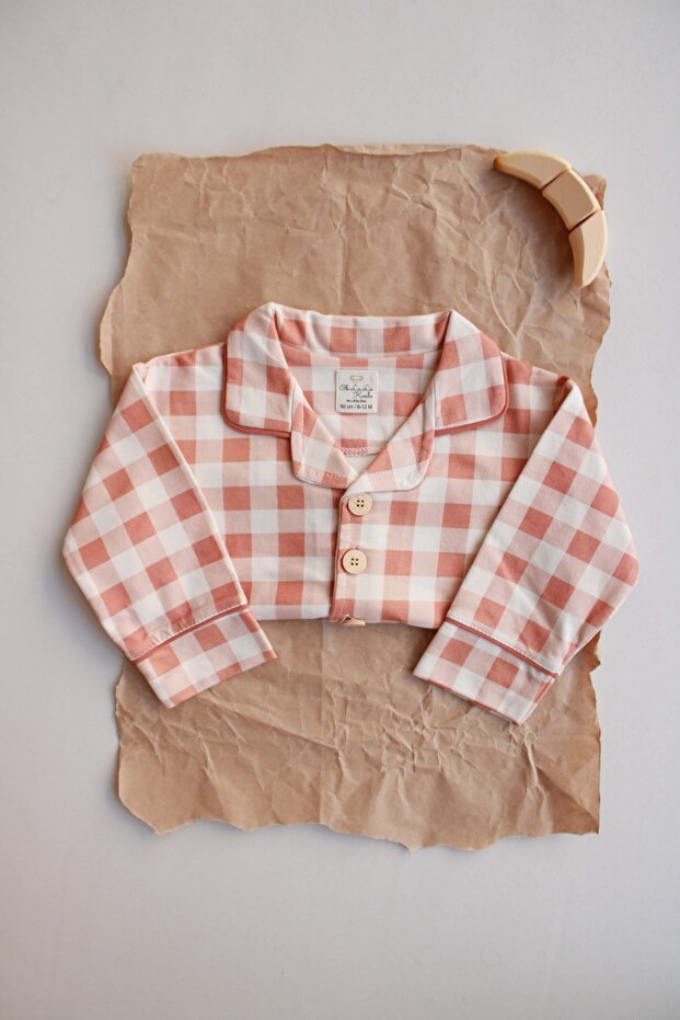 منقوشة منقوشة بيجامة الأعلى - 4