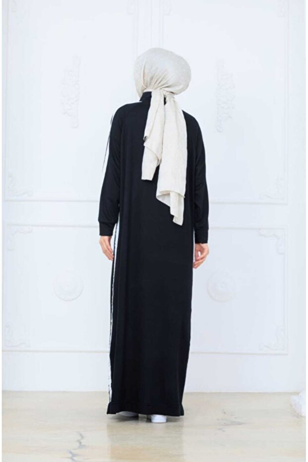 Şeritli Spor Elbise - 4