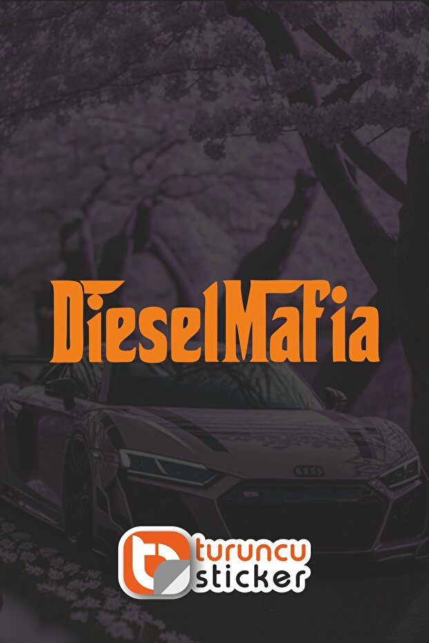 Diesel Mafia Sticker 20X5 cm – Vehicle – Engine – Laptop – Helmet Sticker