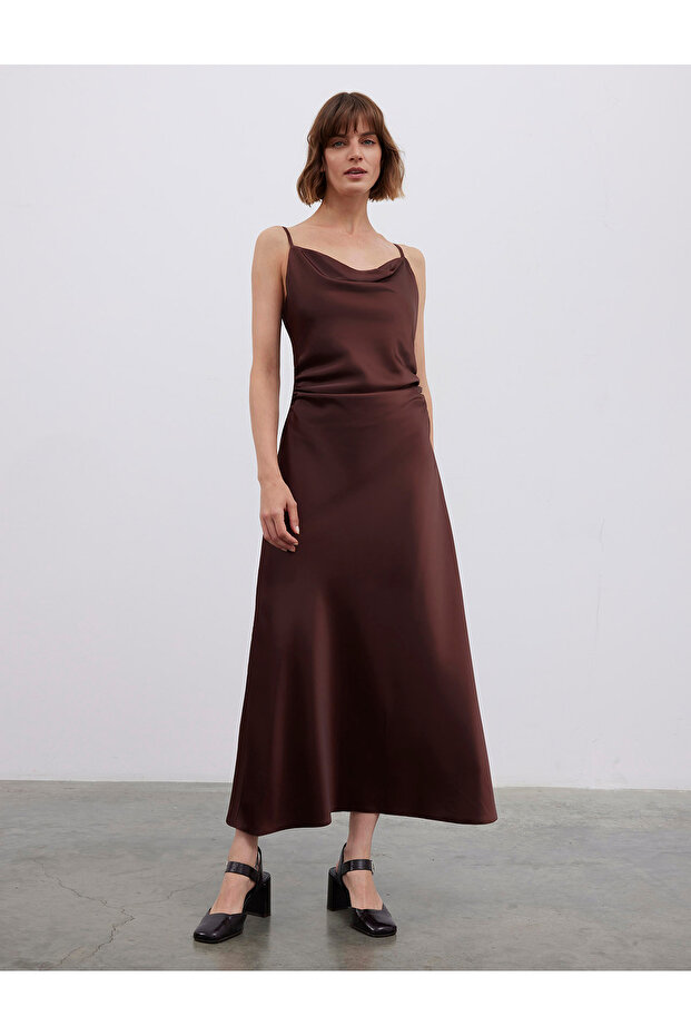 ROCHIE SATIN MIDI IP ASKILI - 1