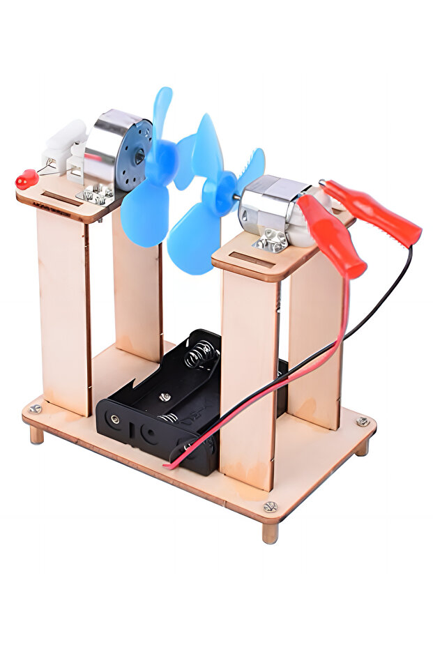 مجموعة نماذج تجارب علمية يمكنك صنعها بنفسك - توليد طاقة الرياح - 1