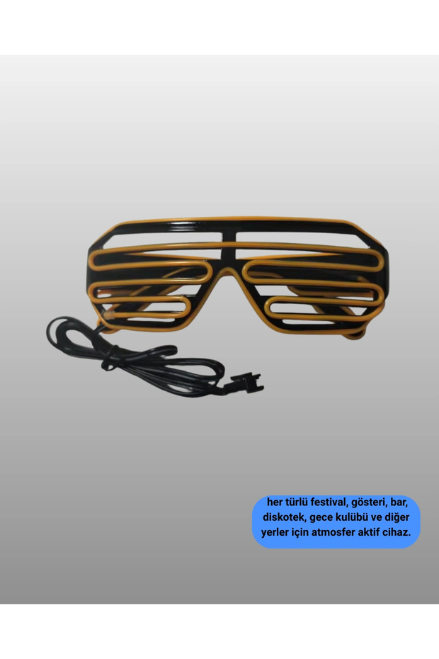 نظارات نيون برتقالية - 4