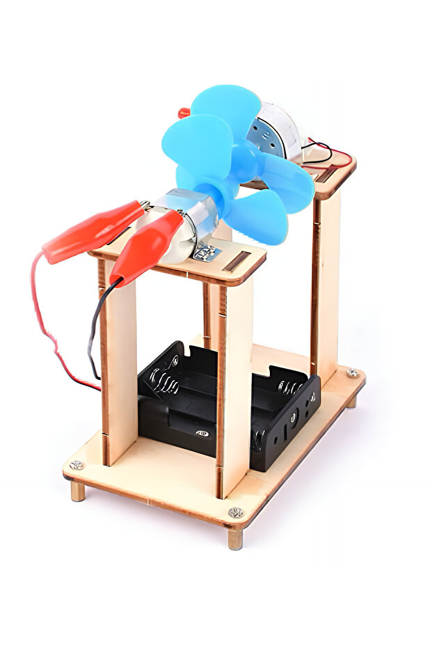 مجموعة نماذج تجارب علمية يمكنك صنعها بنفسك - توليد طاقة الرياح - 4