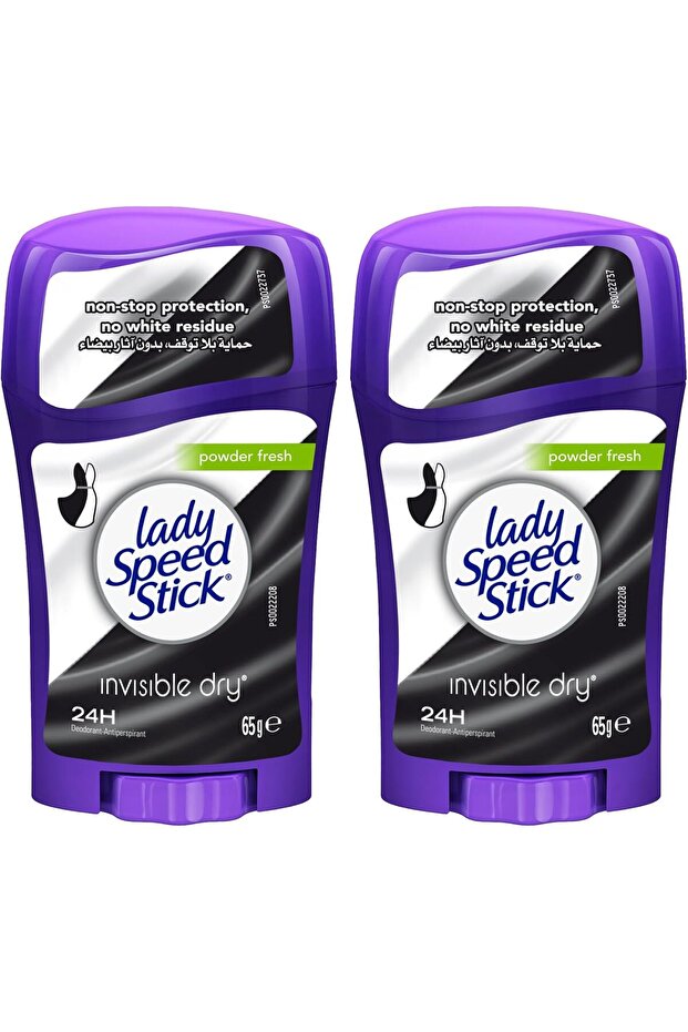 Mennen Shower Fresh Invisible Dry Value Pack, 65 g, Pack of 2