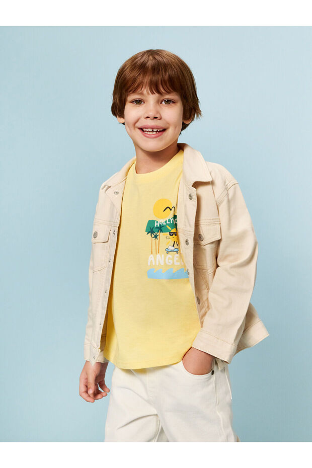 Basic Boy's Gabardine Jacket - 1