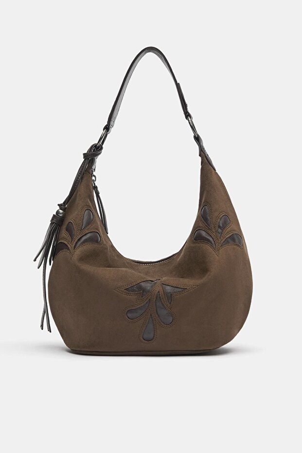 Püskül detaylı omuz çantası - 2