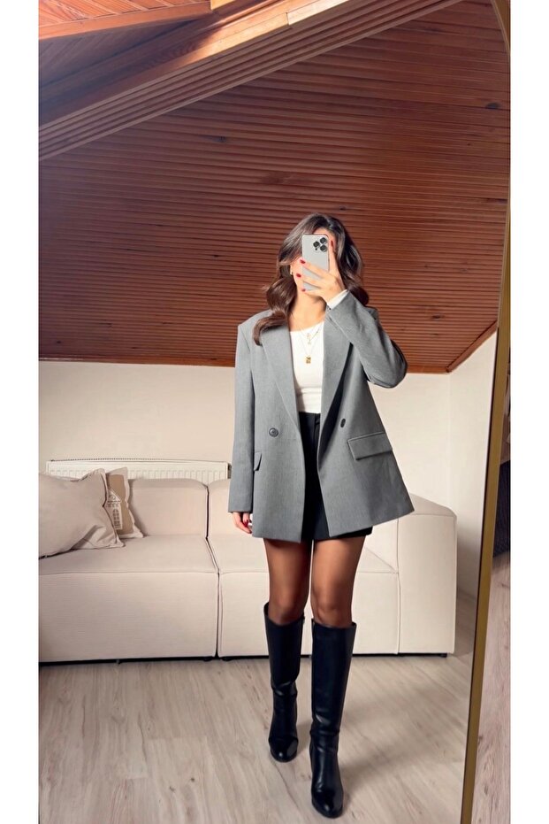 Reguler Fit Blazer - 1