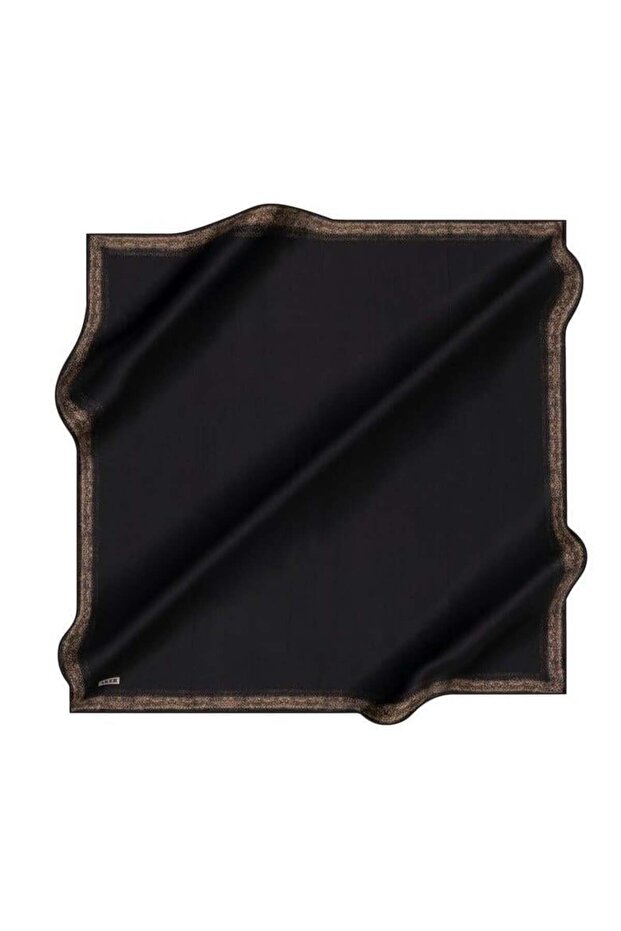 Silk Scarf - 8959713-914 Black Gold Twill