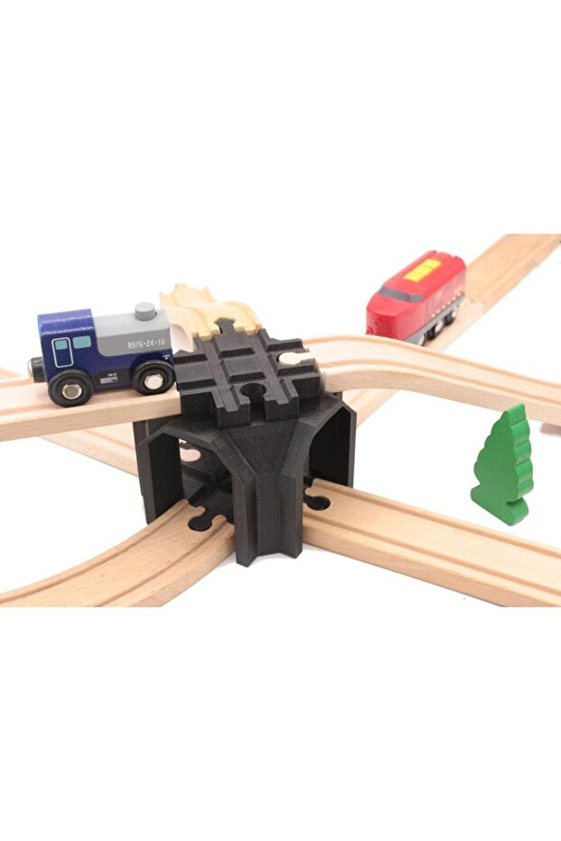 3D Printed Elevated Train Intersection - 6