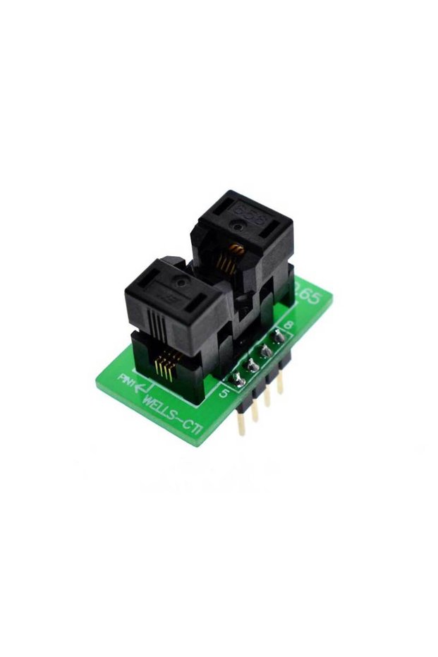 Soclu test SMD la DIP8 HQ