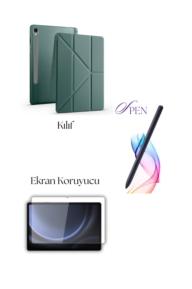 حافظة تابلت متوافقة مع جهاز Galaxy Tab S10 Lite / S10 FE مع مجموعة حماية الشاشة وقلم S Pen