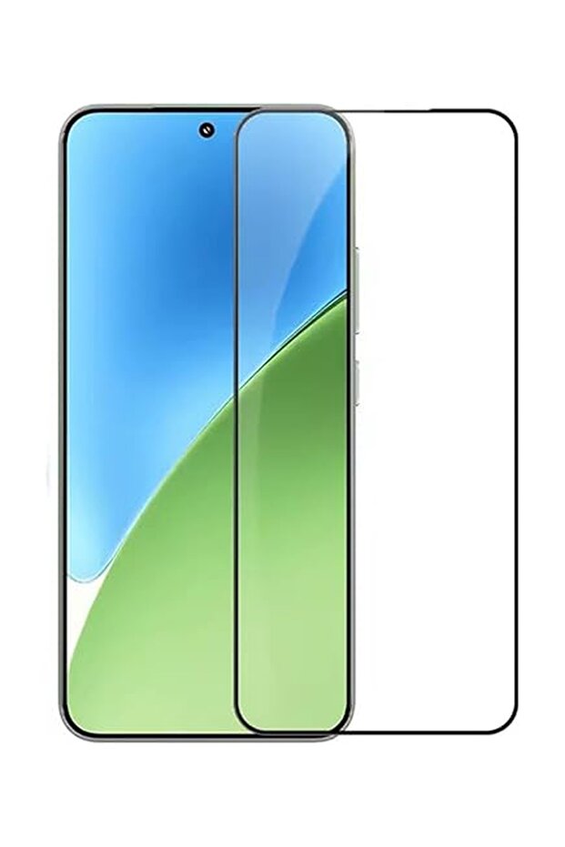 Redmi 15C Compatible Screen Protector 9D Full Coverage Glass Black - 1