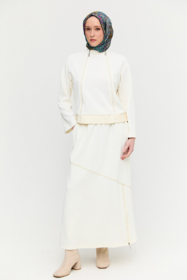 Suni Derili Örme İkili Takım - 1