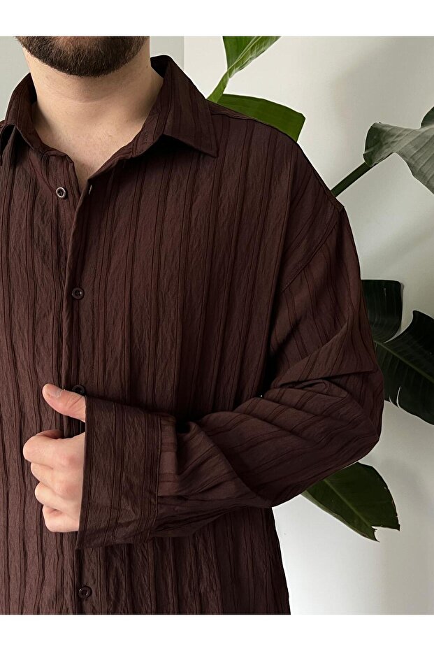 Modal Oversize Gömlek - 2