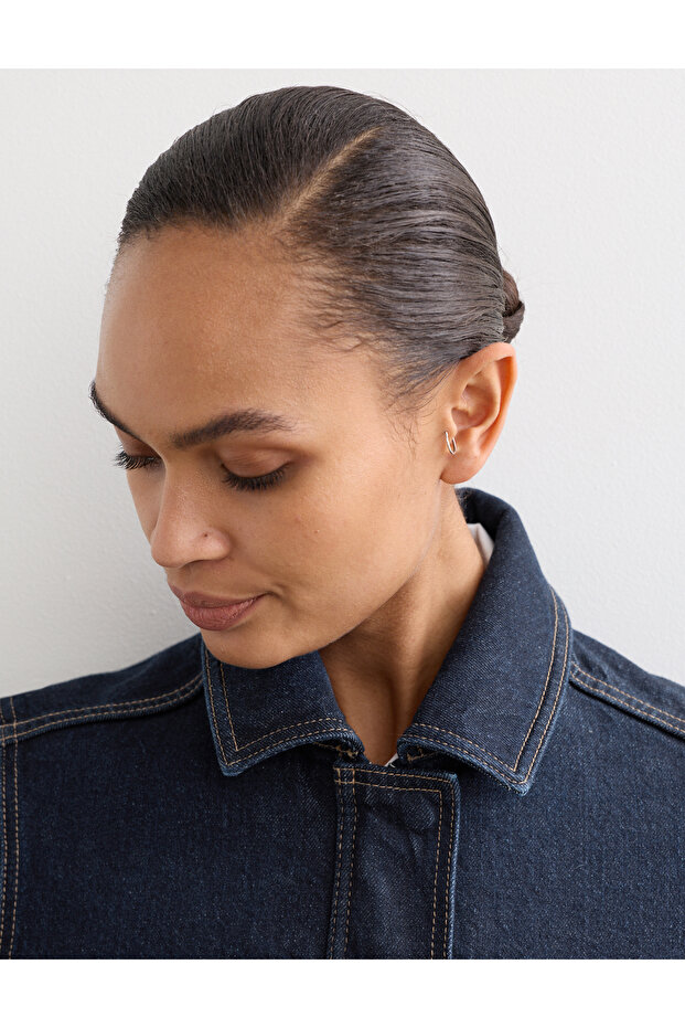 Denim Trucker Ceket - 8