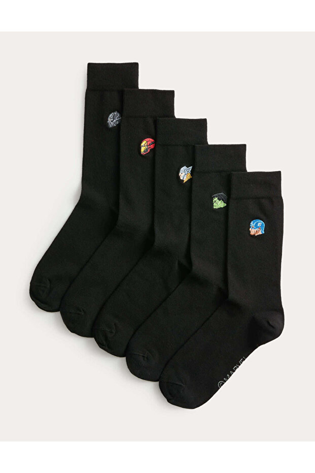 5'li Avengers Çorap Seti - 1