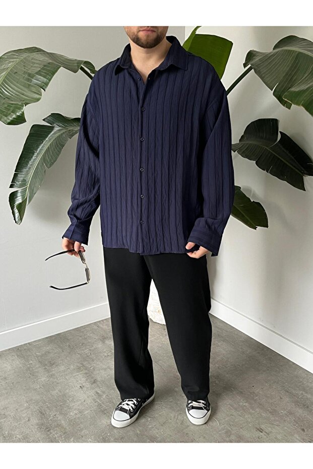 Modal Oversize Gömlek - 4