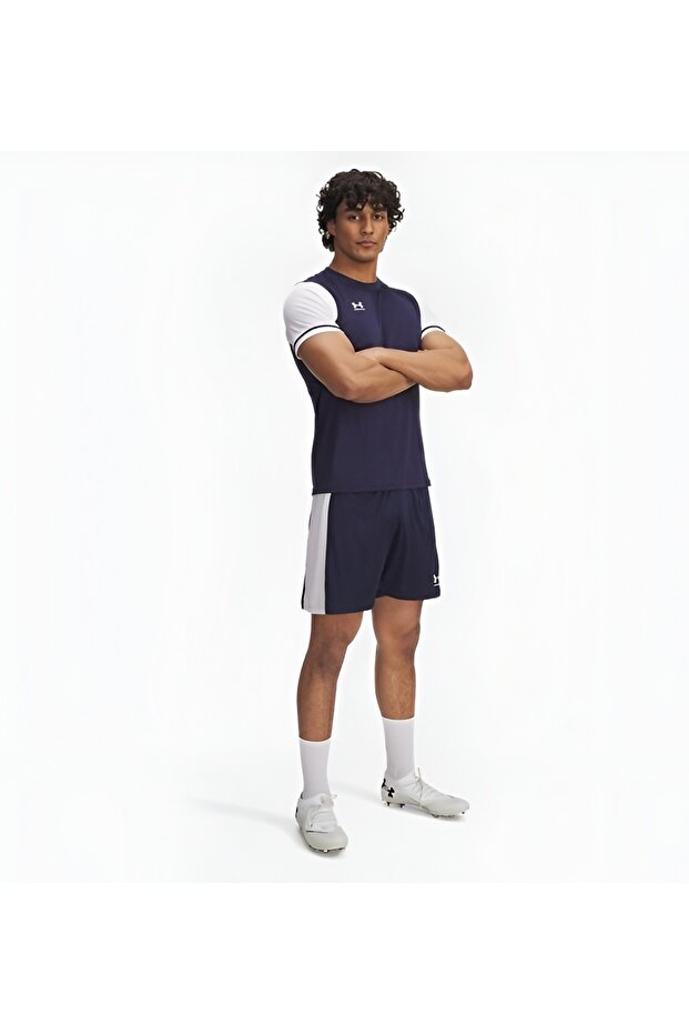 Ua M Challenger Train Short Erkek Şort 1379507-410 Midnight Navy / White - 1