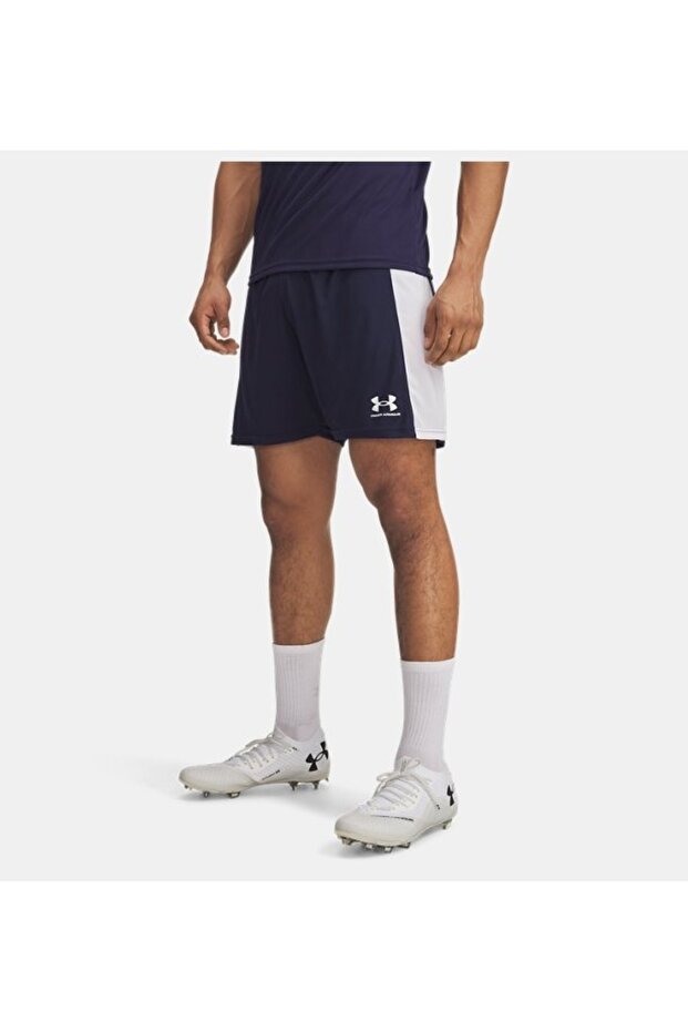 Ua M Challenger Train Short Erkek Şort 1379507-410 Midnight Navy / White - 2