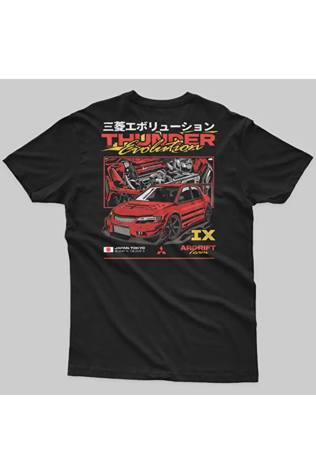 Ανδρικό μπλουζάκι Mitsubishi Evolution Thunder - 3