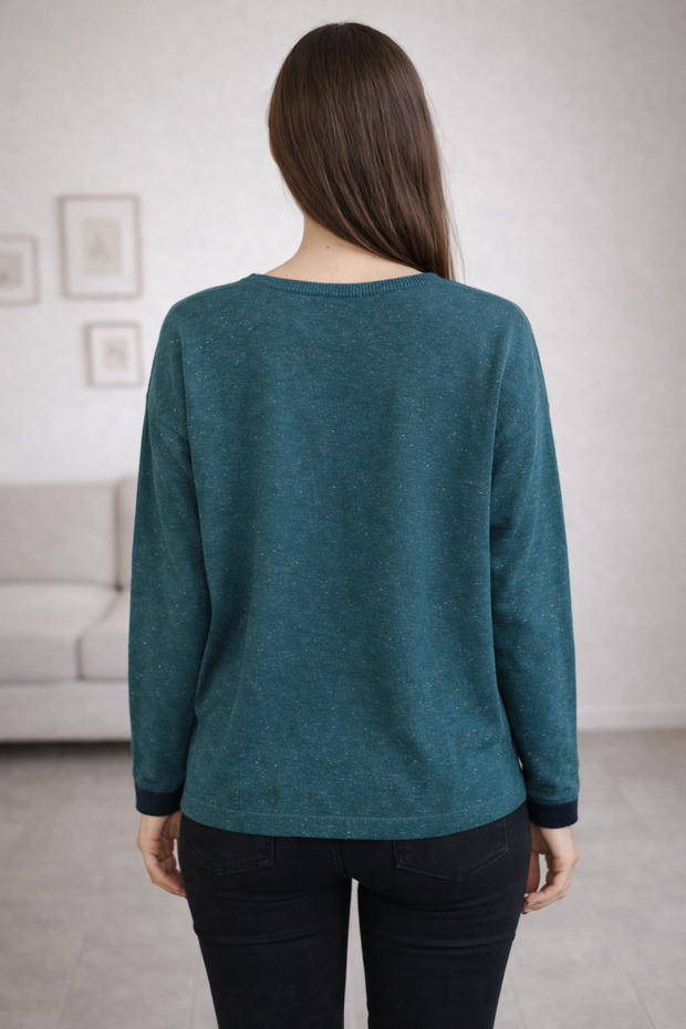 Simli Triko Bluz - 3