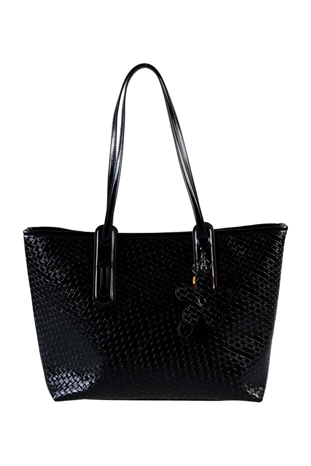 حقيبة نسائية كبيرة الحجم منسوجة ومزخرفة مستوردة فاخرة طراز C1078
