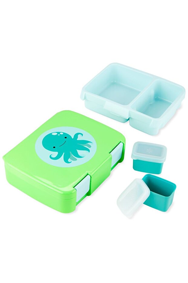 SkipHop - Zoo 2-Compartments Bento Lunch Box - Octopus