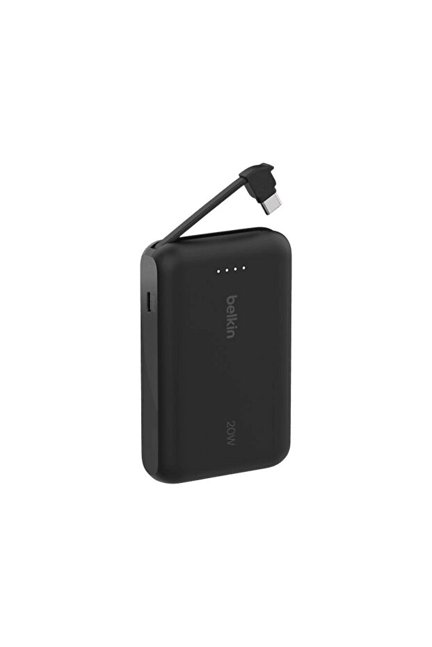 BC BPB021 10000 mah Entegre Kablolu Taşınabilir Şarj Cihazı Siyah - 5