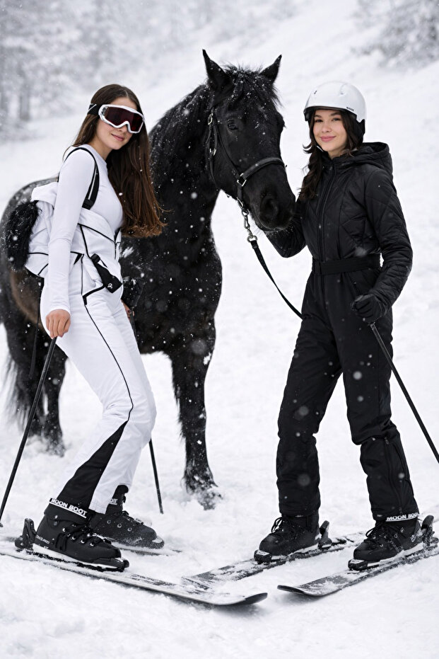 Beyaz kayak tulumu - 4