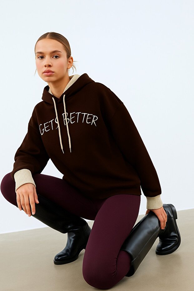 Üç İplik Gets Better Baskı SWEAT - 1