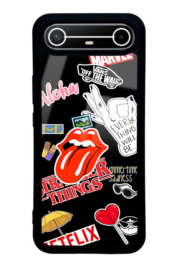 Tecno Spark Slim Sticker Design Glossy Phone Case