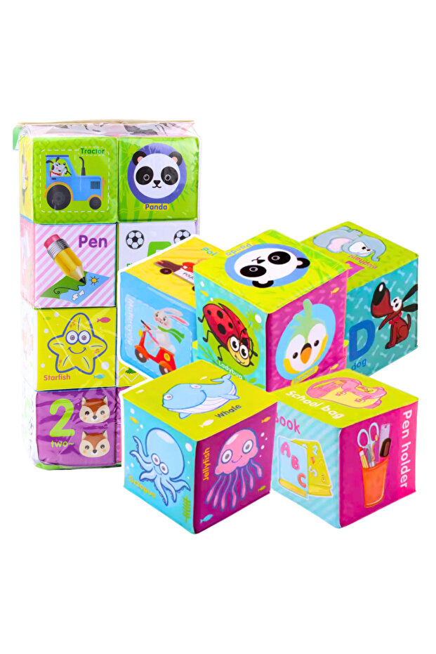Colored Letters Animals Learning 8pcs - 1
