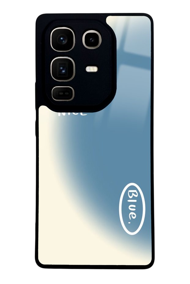 Infinix Note 50 Pro Nice Blue Design Glossy Phone Case