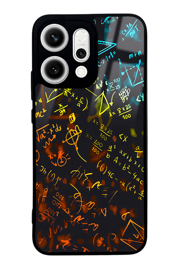 Oppo Reno 14 Mathematically Designed Glossy Phone Case