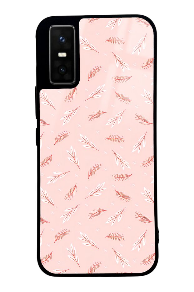 Infinix Gt 30 Pro Glossy Phone Case with Powder Leaf Design